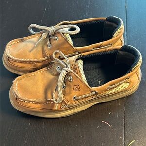 Sperry Kids Tan Dress Shoes